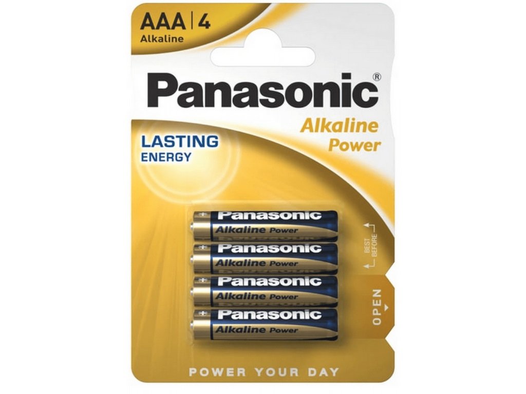 Monočlánok LR03, AAA, PANASONIC, 4ks